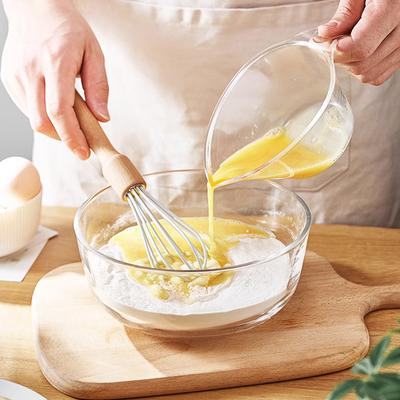 300ml Multi Purpose Measuring Cup High Temperature Resistant Wide Mouthed Pointed With Handle Measuring Cup Kitchen Egg Tool
