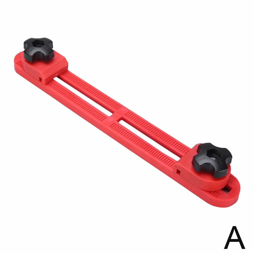

Adjustable Cutting Machine Base Electric Circular Saw Milling Positioning Clamps Guide ABS Quick Fix Jig For 4-6in Dust Cutter