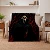 Ghostface Soft Warm Flannel Blankets Comfortable Blanket for Home Decoration Gifting