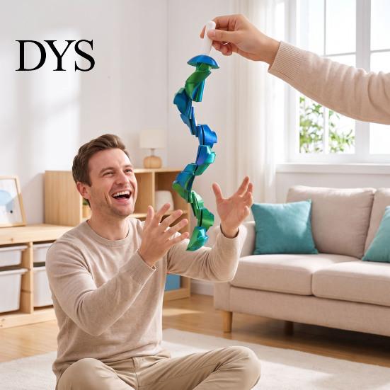 Snake Shape Lollipop Telescopic Fidget Toy, 3D Printed Retractable Educational Handheld Toy Sensory for Stress Relief, Creative Parent-child