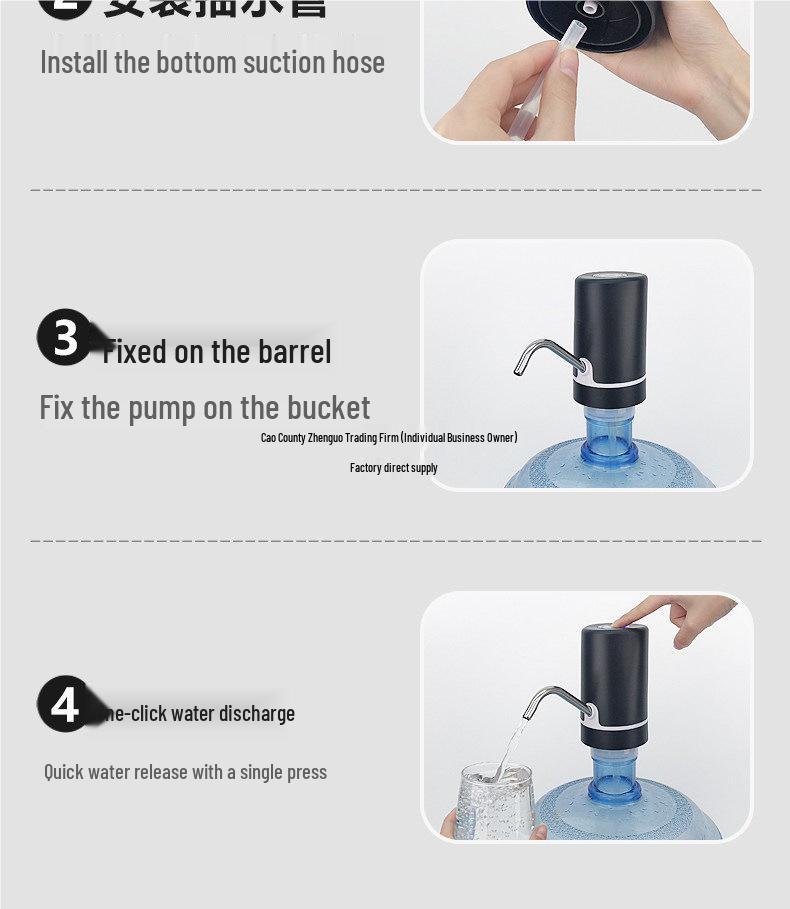 Zhen Guo Electric Water Dispenser: Automatic Mineral & Pure Drinking Water Pump