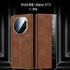 Αναδιπλούμενη Δερμάτινη Θήκη Flip Phone για Huawei Mate XTS Παράθυρο Smart View Αυτόματος Ύπνος/Εγρήγορση Απάντηση Χωρίς Χέρια Αντικραδασμική Επαγγελματική