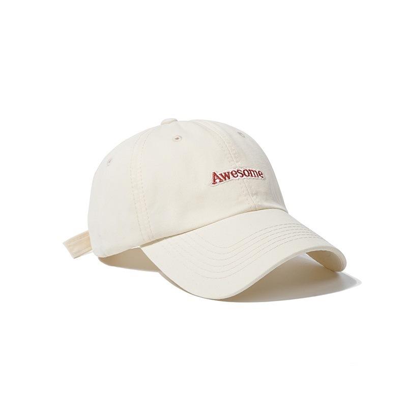 Hat Women's Baseball Cap Deepened and Enlarged Brim Round Face Big Head Circumference Big Face Thin Wide Brim Cap Men