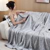 Double Side Flower Pattern Cool Feeling Summer Blanket Thin Nap Blanket Summer Quilt  Children