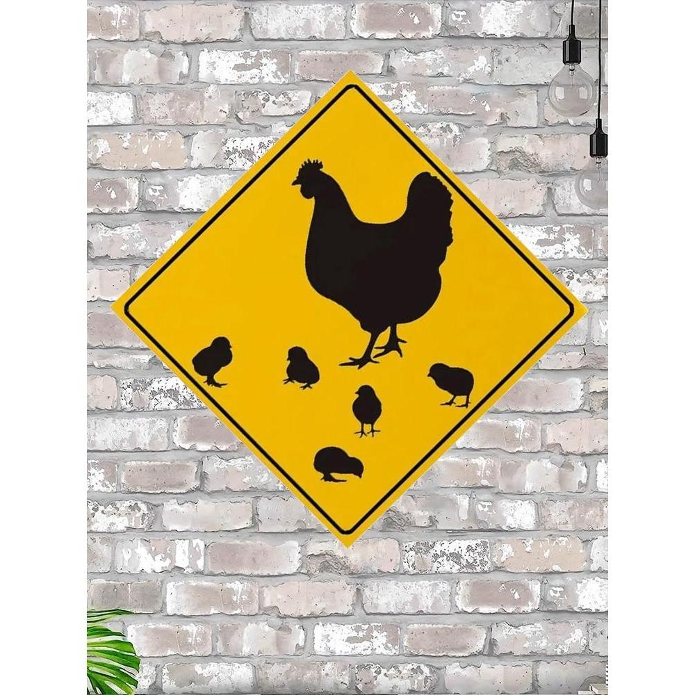 

Vintage Metal Tin Sign Caution Horse Warning Poster 20x20 cm Retro Wall Decor Bar Pub Garage