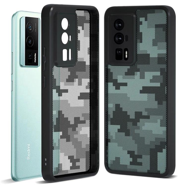 

Для Xiaomi Redmi K60 5G/K60 Pro 5G/Poco F5 Pro 5G противоударный чехол из ТПУ + чехол для телефона из ПК