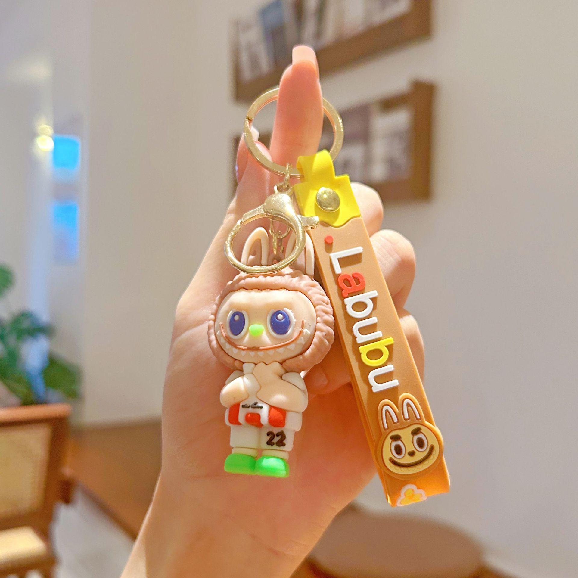 

Cute Little Sheep Keychain Doll Car Couple Bag Pendant Student Schoolbag Pendant 7*4cm