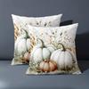 1 pieces -2D flat printing Autumn Pumpkin Pattern Decorative Throw Pillows Polyester pillowcase, sofa decorative cushion cov