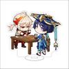 10CM Anime Genshin Impact  Figure Stand Model  Amamiya Wanderer Cute Desk Decor Standing Sign Gifts