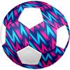 1pc Neon Zigzag Lightweight PVC Training Soccer Ball, Size 5, Suitable for Indoor and Outdoor TrainingGift y60348