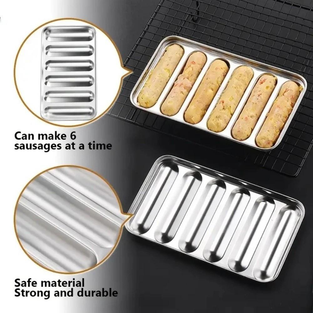 Safe Material Sausage Molds Stainless Steel Ham Sausage Maker Hot Dog Mould Children's Food