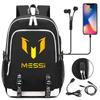 Large Capacity Schoolbag with Shoulder Strap; Student Three-piece Pencil Case Set