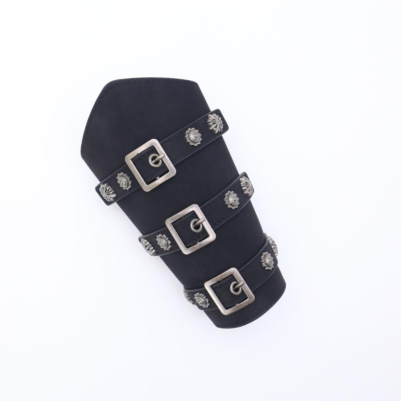 Bărbați Medieval Cosplay Armură din Piele PU Mănuși Manșete cu Șireturi Viking Pirat Cavaler Mănușă Brățară Brățară Accesorii Steam Punk