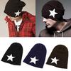 Women Men Pentacle Star Fashion Beanie Hip-Hop Knit Cap Winter Warm Crochet Hat