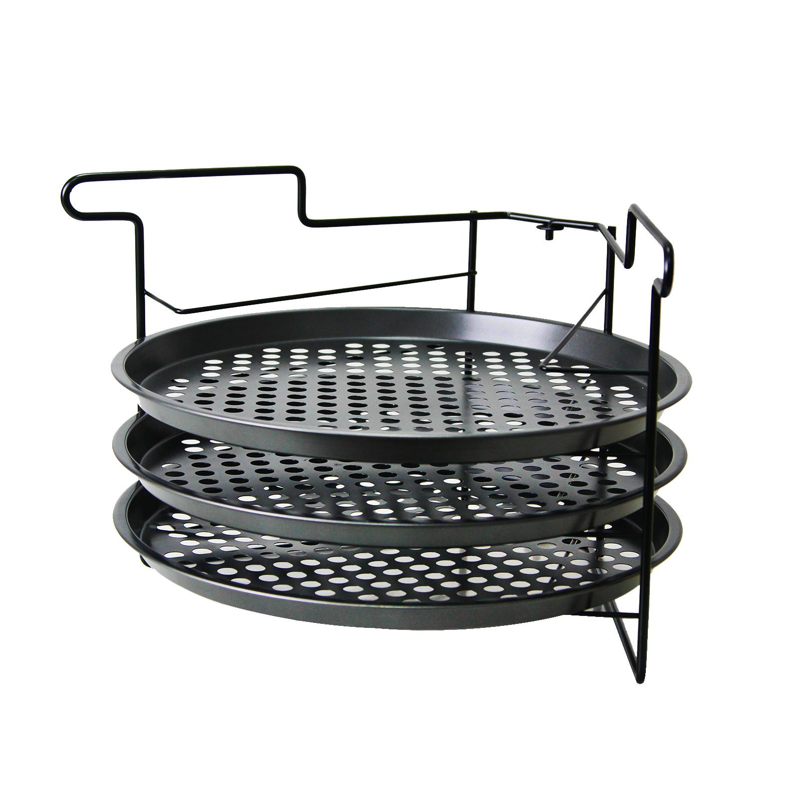

Simple Pizza Rack Kitchen Multifunctional Foldable Food Preparation Rack Iron Food Cold Dish Hot Pot Side Dish Holder