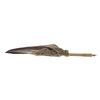 Quill Pen and Ink Set Retro Punk Gear Style Smoothly Writing Exquisite Feather Pen and Ink Set for Home School Office