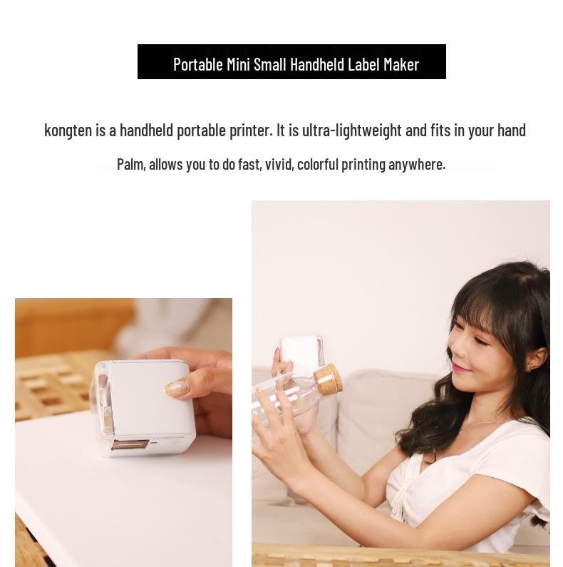 MBrush Handheld Mini Color Inkjet Printer for Custom Labels