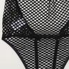 Sexy Fishnet See-Through Erotic Lingerie Bodysuit 1720