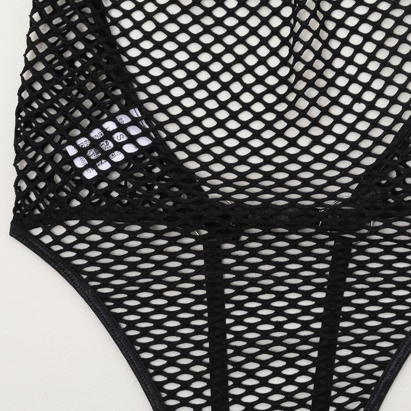 Sexy Fishnet See-Through Erotic Lingerie Bodysuit 1720