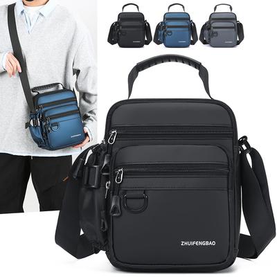 Fashion Casual Men's Bag Handbag High Quality Man Crossbody Bags Travel Bag Stylish Men's Shoulder Bag with Bottle Pocket