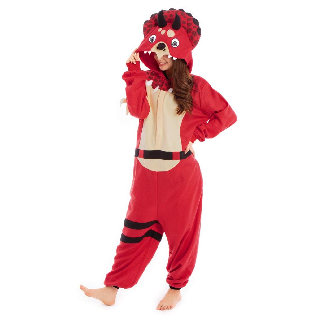SAZAC Triceratops Fleece Costume, Medium, SZC-222
