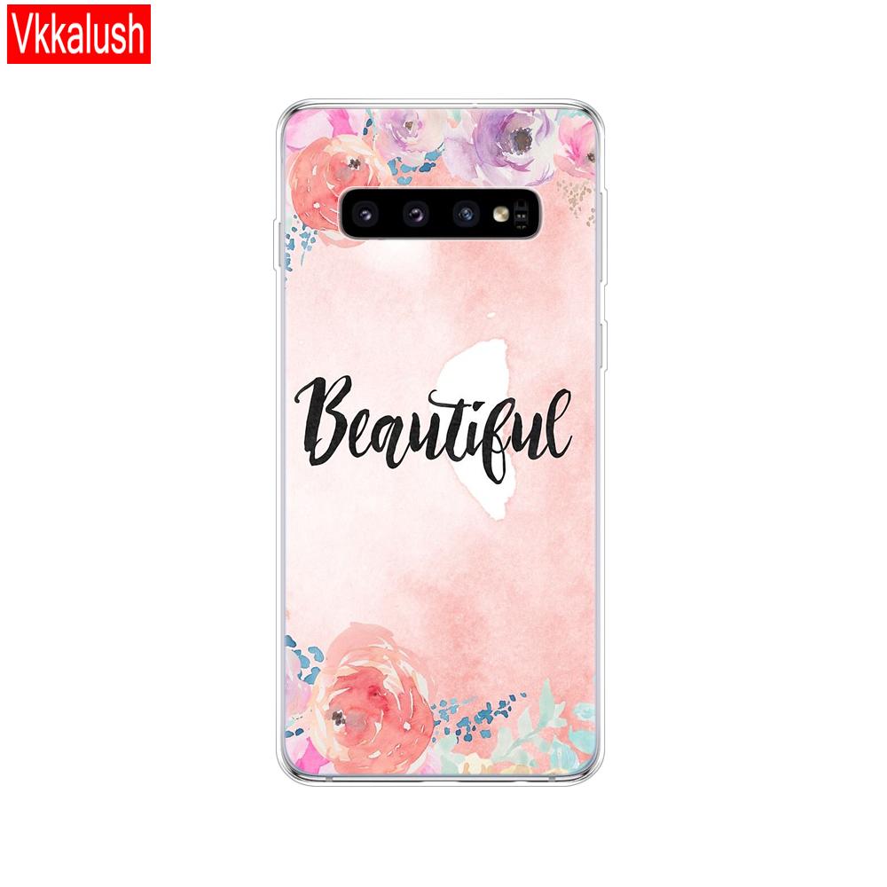 Pro Samsung Galaxy S10 Pouzdro S10Plus Pouzdro Silikonový tpu Kryt Telefon S10 E Pouzdro na Pro Samsung S10 Plus G975F S 10 SM-G973F Pouzdro