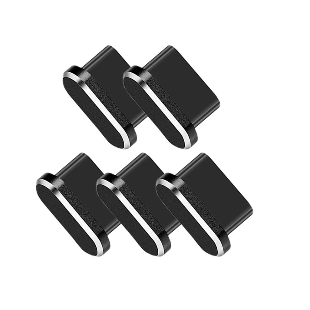 Type C Charging Hole Bung USB-C Dust Plug Metal Cover for Phone Grime Dirt Protection Charging Port for Iphone 15 Plus Pro Max
