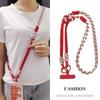 Multifunctional Color Block Phone Lanyard – Detachable Crossbody, Neck, and Wrist Design