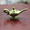 1Pcs Miniature Resin Mini Gold Teapot Toy Model Dollhouse Kids Gift