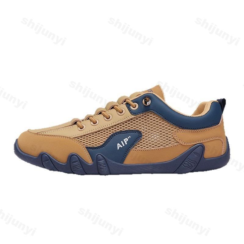 Fashion Summer Men Casual Sneaker 2025 New Breathable Comfortable Outdoor Walking Sports Shoes Fashion PU Leather Male Casual Shoes
