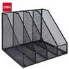 Deli 78986 Metalowy organizer na dokumenty z siatki