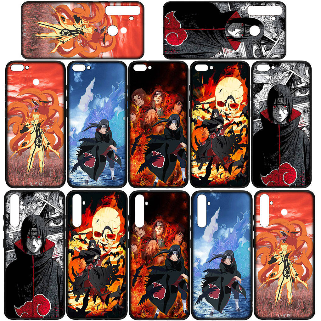 Phone Case for iPhone 17 15 16 Plus Xiaomi Poco X7 X6 F8 F7 C85 C75 C71 Redmi Note 14 12 11 13 Pro Max A4 14C 13C Cute Narutos Uchiha Itachi Akatsuki