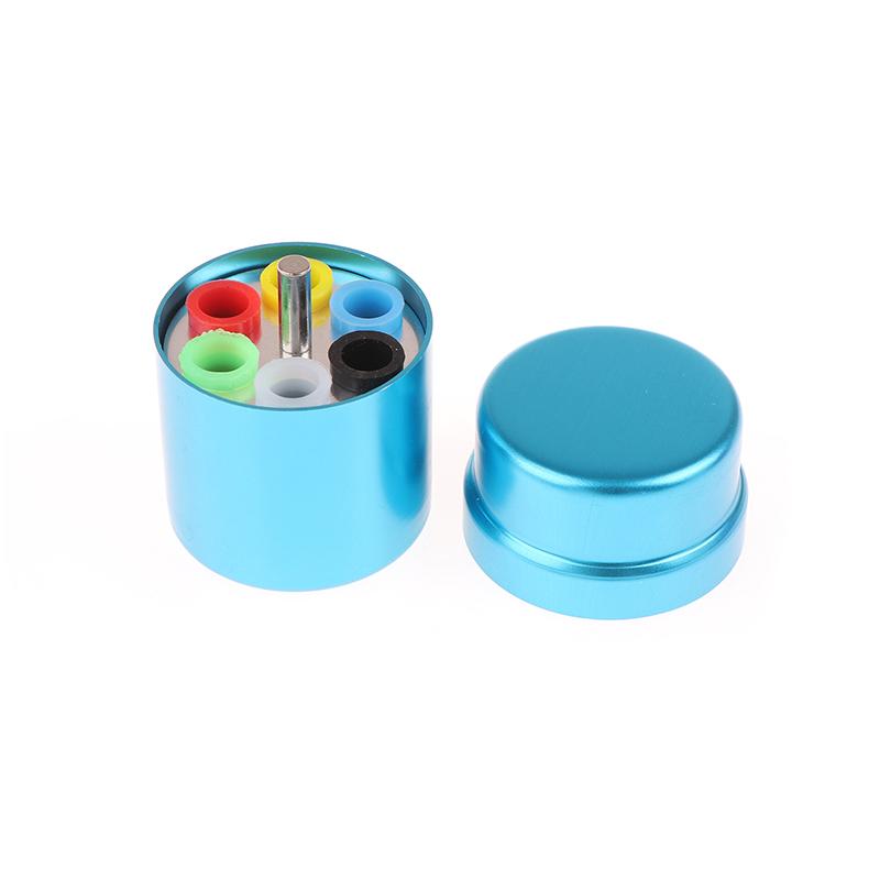 1Pc 6 Holes Dental Endo Box Gutta Percha Points Disinfection Box Autoclave Sterilizer Case Burs Disinfection Endo Files Holder