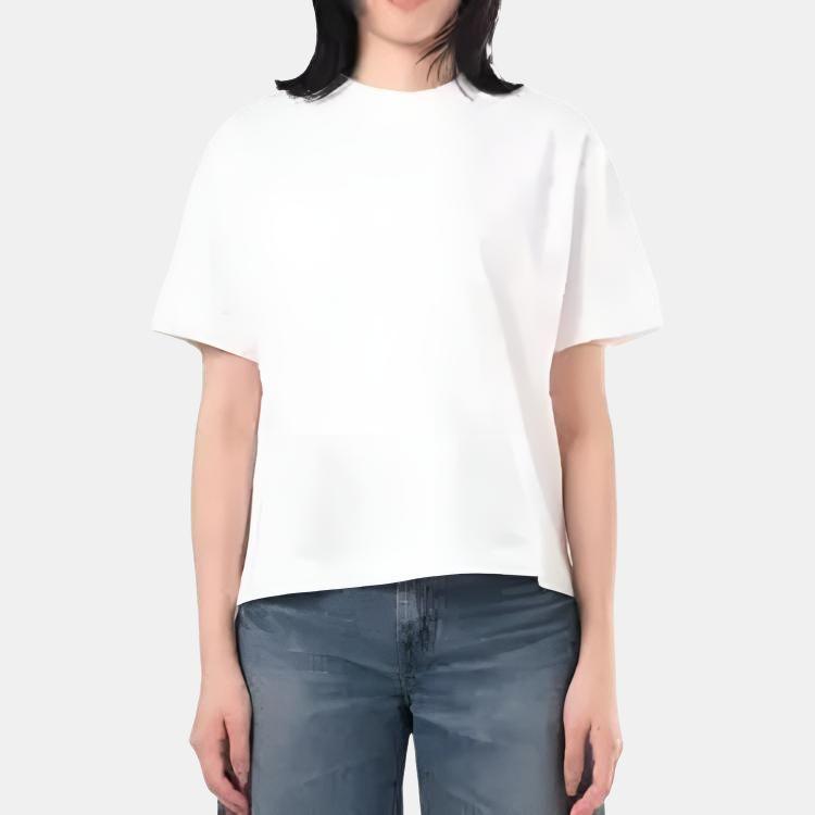 Levis Bluetab™ Series FW25 Solid Classic Crew Neck Short Sleeve T-Shirt Women tops 003JL-0000