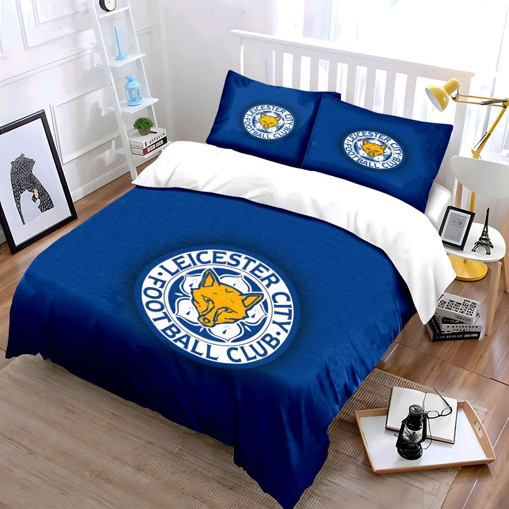 Fox emblem, Leicester City. Bedding sets Duvet cover sets Duvet covers Pillowcases(1*Duvet Cover 2*Pillowcases without duvet insert)