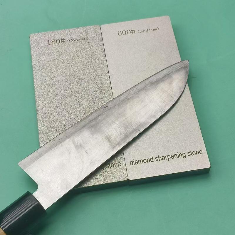 Diamond Sharpening Stone Knife Sharpener Hard Base Non-slip Grit 240-2000# Diamond Tools Fine Grinding Whetstone