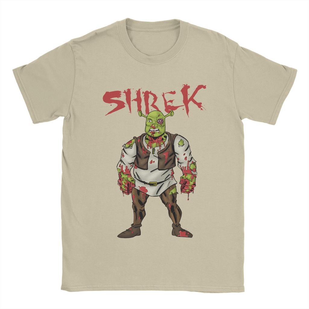 Battle Shreks TShirts Unisex Novelty Cotton Tees O Neck Short Sleeve T Shirts Plus Size Clothes