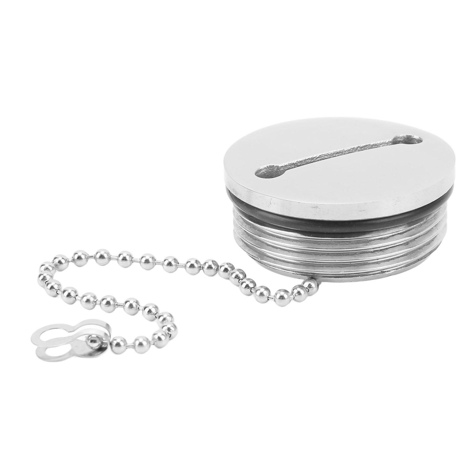 

Boat Marine Fuel Deck Fill Filler Boat Accessories Stainless Steel Deck Fill with Chain Marine Hardware Accessories