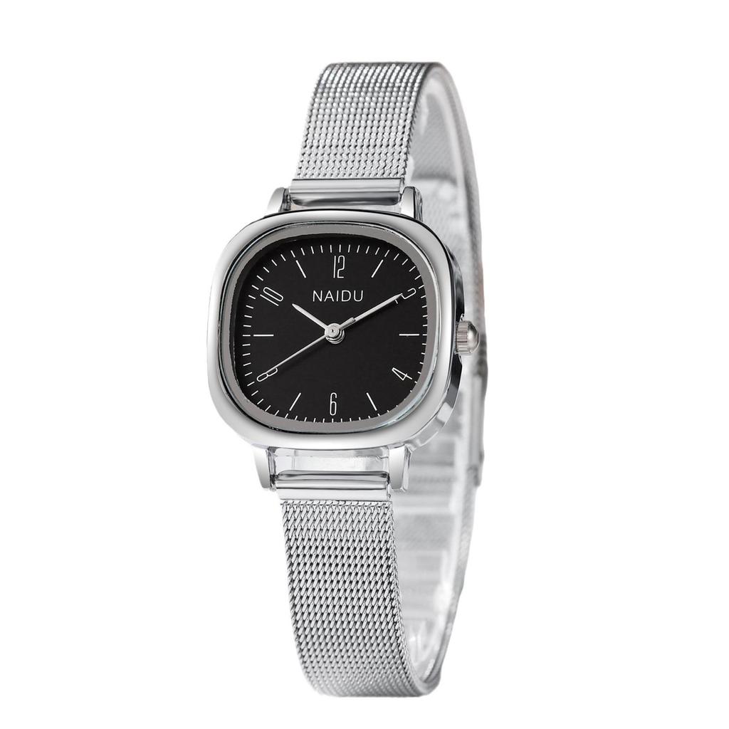 Korean Style Mesh Band Women's Quartz Watch - High-End, Niche, Waterproof Design for Ladies and Students