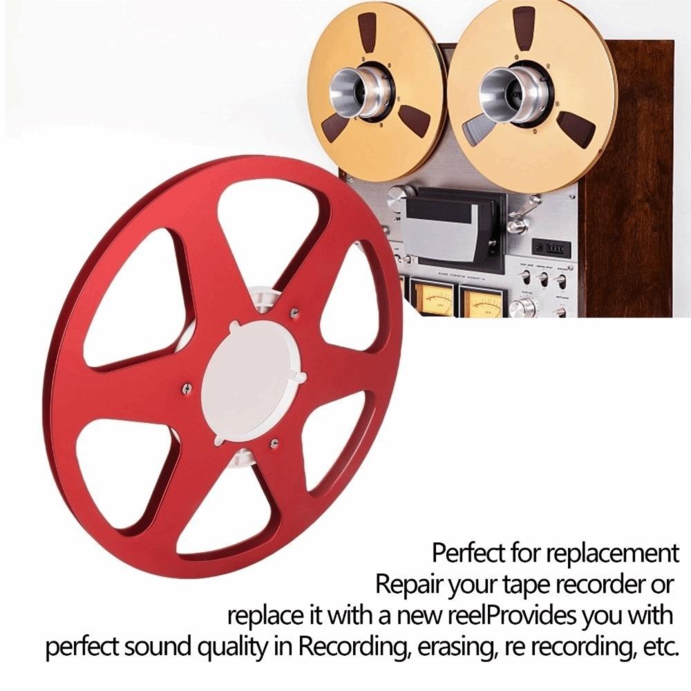 6-Hole Recording Tape Reel 1/4 10.5 Inch Tape Recorder Accessory For Tape Recorders
