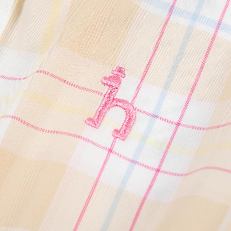 HAZZYS Girls' Sweet Plaid Shirt Dress