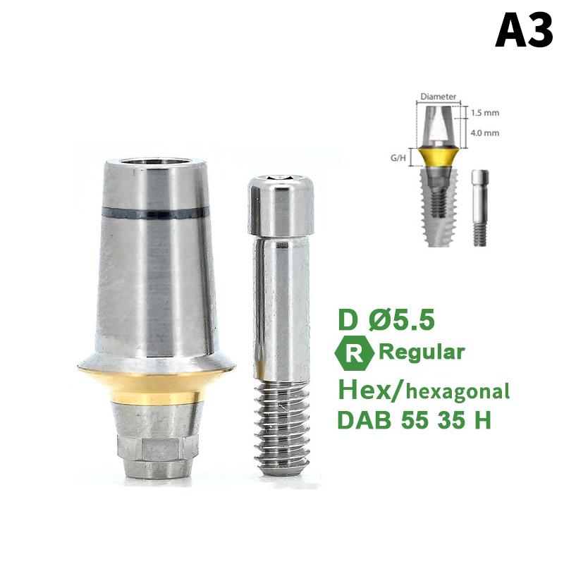 Dental Alloy Straight Composite Restorative Abutment Screw Accessories For Dentium Dental Supplies