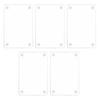 Magnetic Photo Frame Acrylic Refrigerator Magnet Transparent Reversible Photo Holder for Fujifilm Display 3-Inch Photos
