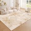 Maillard Style Carpets for Living Room Light Luxury Bedroom Decor Carpet Fluffy Soft French Floral Rug Home Thicken Plush Mat