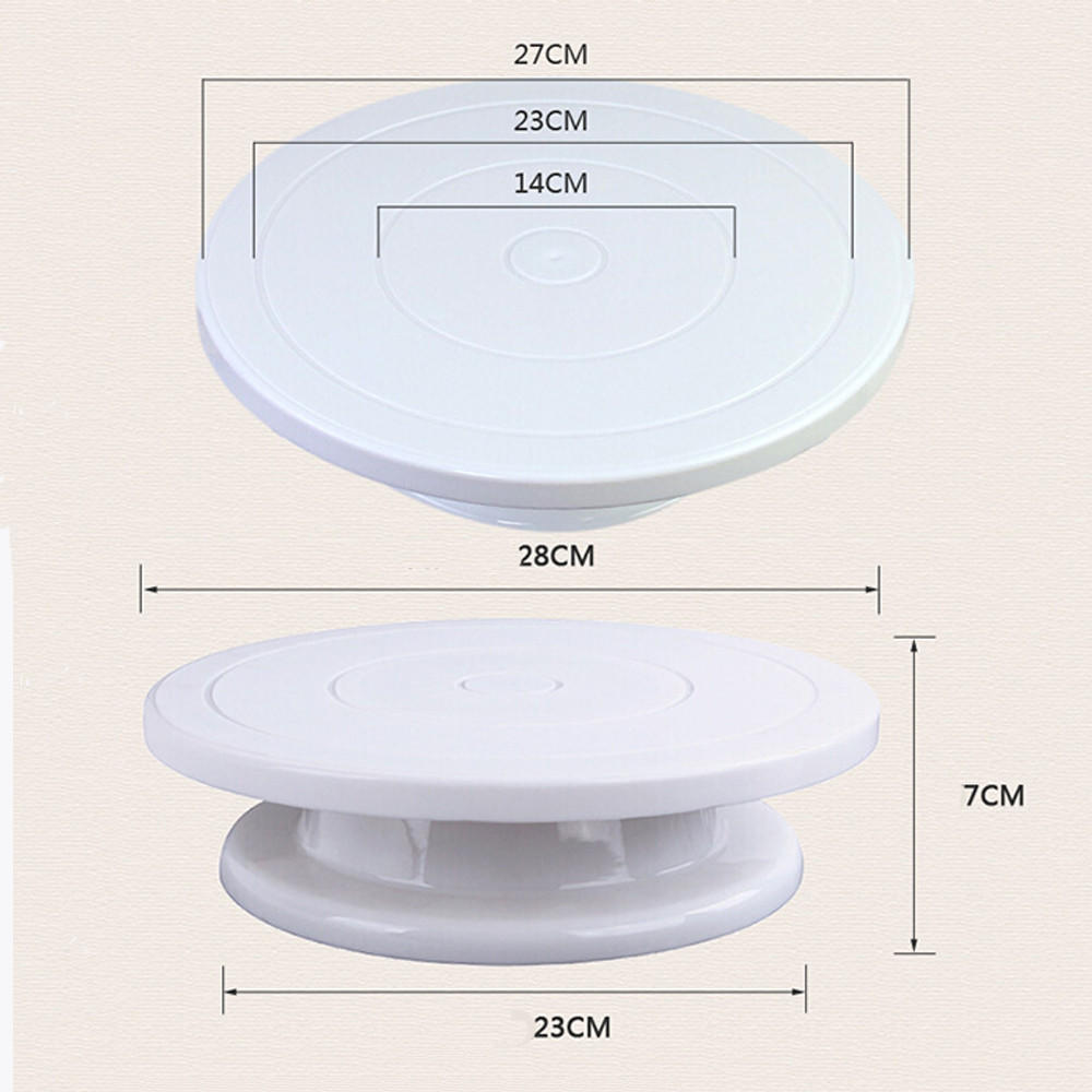  Turntable Rotating Revolving Icing Kitchen Display Stand 28cm