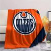 Edmonton Oilers Flannel Blanket, High quality Comfortable for All Seasons, Home Decor, Warmth and Comfort