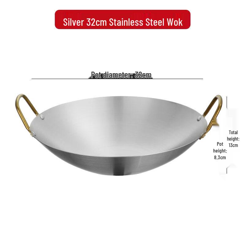 Yuzhuxun Commercial 304 Stainless Steel Dry Pot