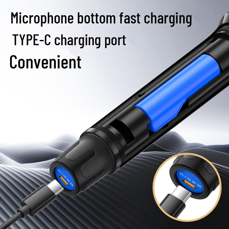 Newman MC110 UHF Wireless Microphone with Lithium Battery for KTV, Singing, Hosting, Speech, and Conference Sound Amplification.
