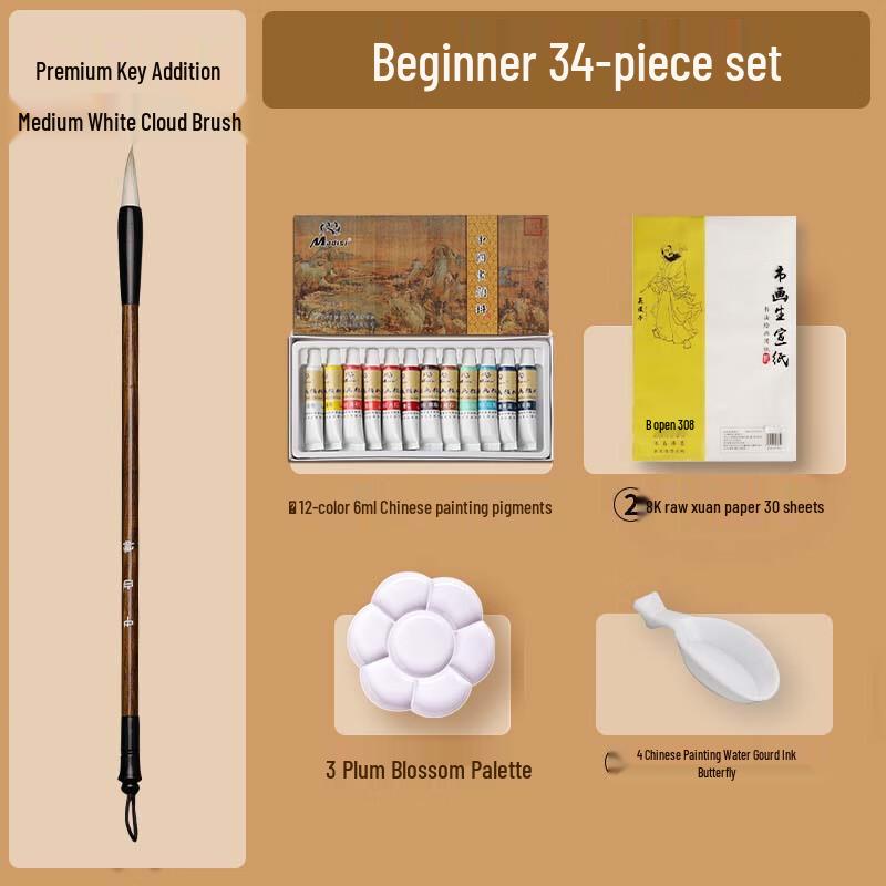 Surada Chinese Painting Pigment Set