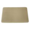 Pet litter pad with double-layer filtration and anti stripping feature washable and sand controlled detachable Velcro litter pad